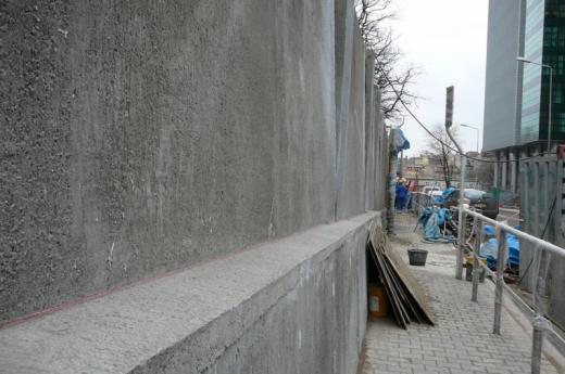 Mur oporowy rekonstrukcja