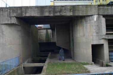 Wasserkraftwerk mit Fischweg