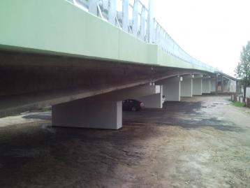 Railway and road flyover