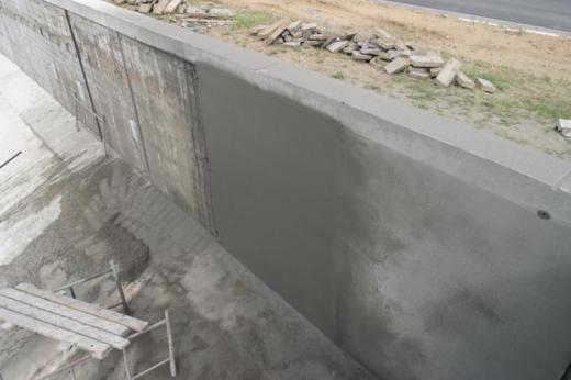 Sewage treatment plant &#8211; protection and smoothing of walls